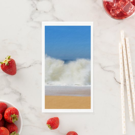 Crashing Ocean Waves Guest Paper Napkin Servet (Insitu)