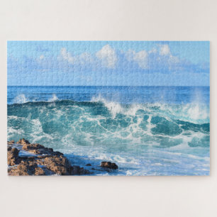 Crashing Ocean Waves in Hawaii - 20x30 inch Legpuzzel
