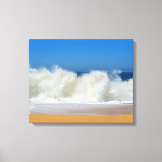 Crashing Ocean Waves Stretched Canvas Afdrukken (Voorkant)