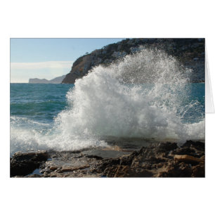 Crashing Surf op Rocks, Mallorca, Spanje