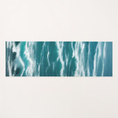 Crashing turquoise oceaangolven yogamat (Voorkant (horizontaal))