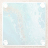 Crashing Wave Glazen Onderzetter (Achterkant)