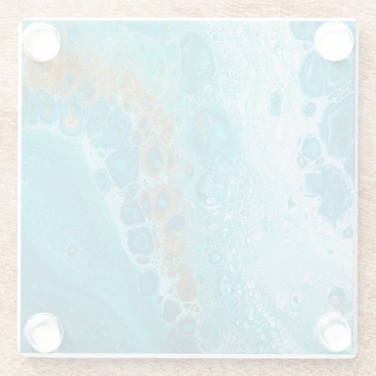 Crashing Wave Glazen Onderzetter (Achterkant)