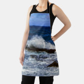 Crashing Wave On Rock Formation Print Schort (Insitu)