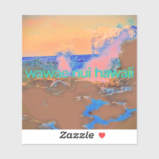 Crashing Wave, Sticker (Vel)