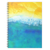 Crashing Waves - Abstract zeekapschilderen Notitieboek (Voorkant)
