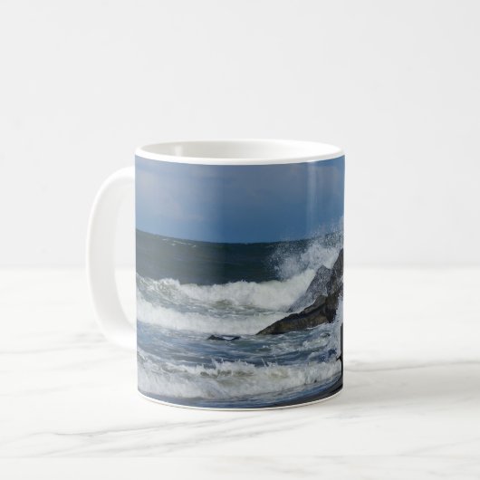 Crashing Waves bij Folly Coffee Mok (Voorkant links)