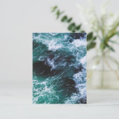 Crashing Waves in de oceaan Briefkaart (Staand voorkant)