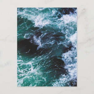 Crashing Waves in de oceaan Briefkaart
