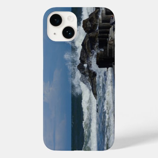 Crashing Waves in Folly iPhone Case (Achterkant)