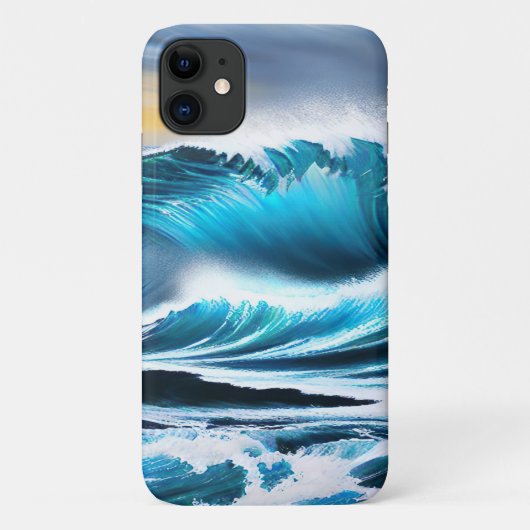 Crashing Waves iPhone Case (Achterkant)
