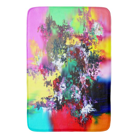Crashingkleuren Badmat (Voorkant Verticaal)