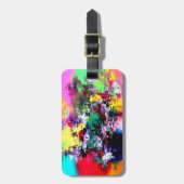 Crashingkleuren Bagagelabel (Voorkant verticaal)