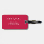 Crashingkleuren Bagagelabel (Achterkant horizontaal)