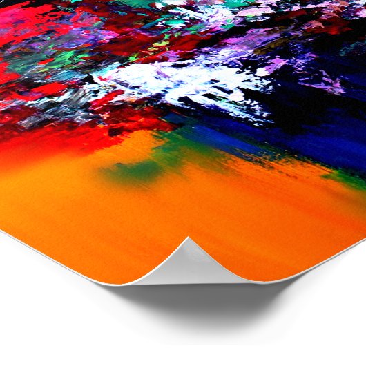 Crashingkleuren Poster (Hoek)