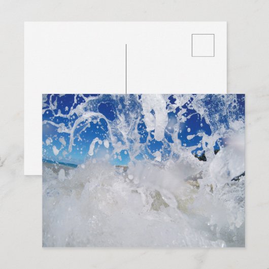 Crashingwater Briefkaart (Voorkant / Achterkant)