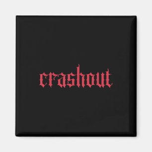 Crashout Gotische Lettertype _ Stout Streetwear Vo Magneet