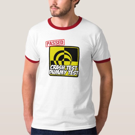 crashtest dummy test.... t-shirt (Voorkant)