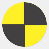 Crashtestdummy's, R&D Ronde Sticker (Voorkant)