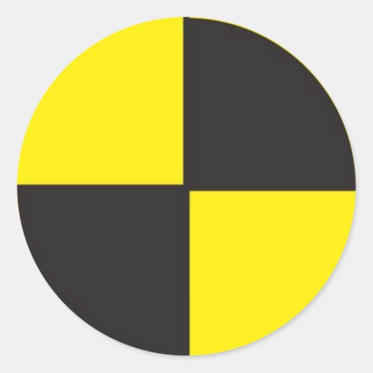 Crashtestdummy's, R&D Ronde Sticker (Voorkant)