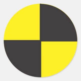 Crashtestdummy's, R&D Ronde Sticker