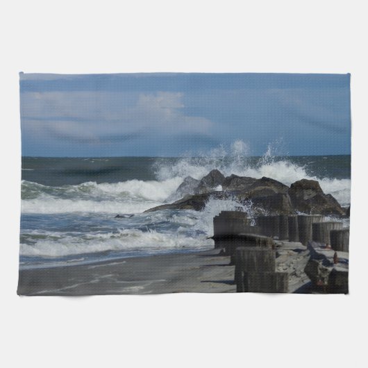 CrashWaves bij Folly Theedoek (Horizontaal)