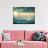 Crashwaves Canvas Afdruk (Insitu (Woonkamer))