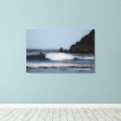 Crashwaves Canvas Afdruk (Insitu (Houten vloer))