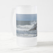CrashWaves op de Mok van een gevouwen glazen bier (Voorkant links)