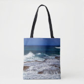 CrashWaves op Rocks Canvas tas (Voorkant)