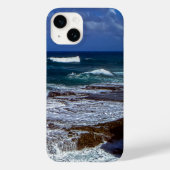 CrashWaves op Rocks Print Hoesje (Achterkant)