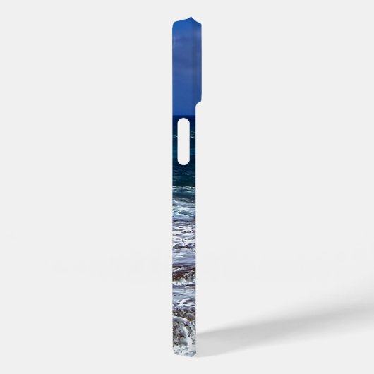 CrashWaves op Rocks Print Hoesje (Achterkant / Rechts)