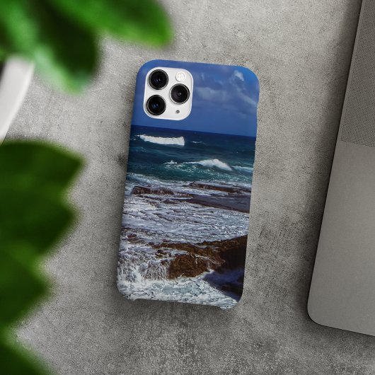 CrashWaves op Rocks Print Hoesje