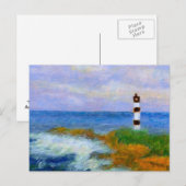CrashWaves van vuurtoren, Briefkaart (Voorkant / Achterkant)