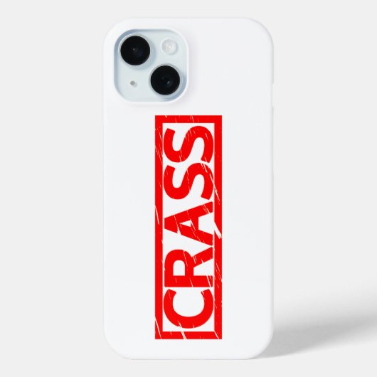 Crass Stamp Case-Mate iPhone Case (Achterkant)