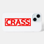Crass Stamp Case-Mate iPhone Case (Achterkant (horizontaal))