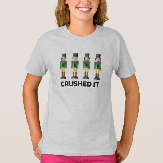 Crast it Nutcracker kerstfeestdag T-shirt (Voorkant)