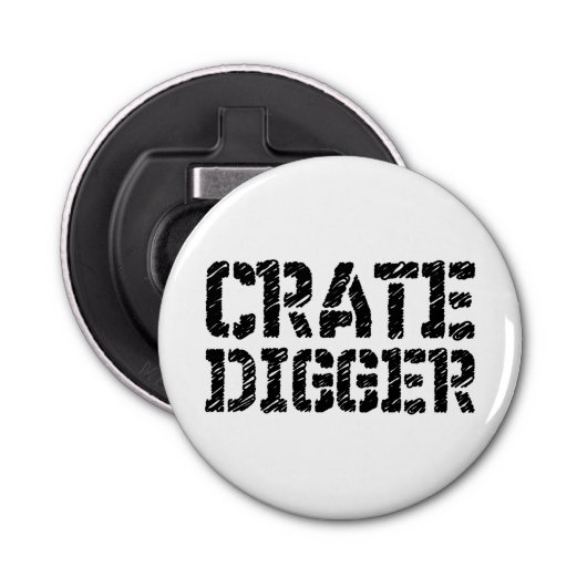 Crate Digger Button Flesopener (Voorkant)