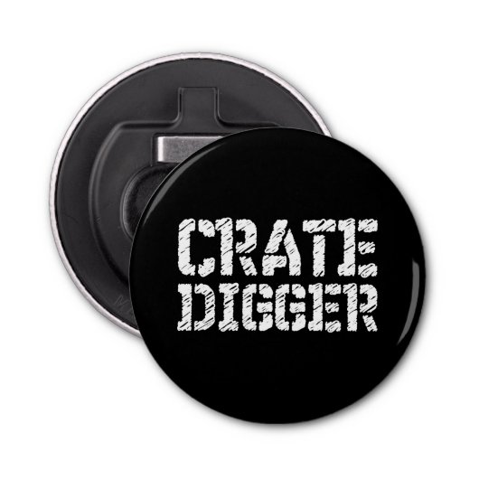 Crate Digger Button Flesopener (Voorkant)