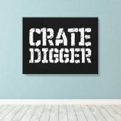 Crate Digger Canvas Afdruk (Insitu (Houten vloer))