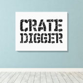 Crate Digger Canvas Afdruk (Insitu (Houten vloer))
