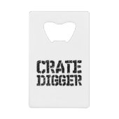 Crate Digger Creditkaart Flessenopener (Voorkant)