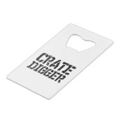 Crate Digger Creditkaart Flessenopener (Achterkant Gekanteld)