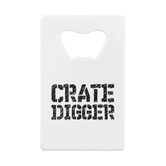 Crate Digger Creditkaart Flessenopener (Achterkant)