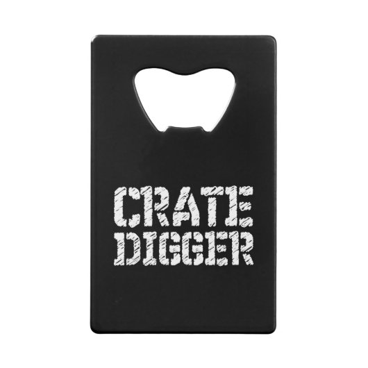 Crate Digger Creditkaart Flessenopener (Achterkant)