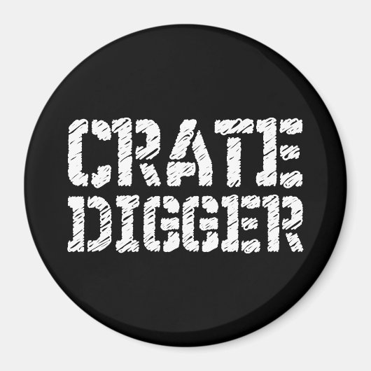 Crate Digger Magneet (Voorkant)