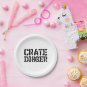 Crate Digger Papieren Bordje (Feest)
