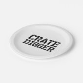 Crate Digger Papieren Bordje (Gekanteld)