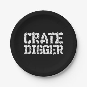 Crate Digger Papieren Bordje