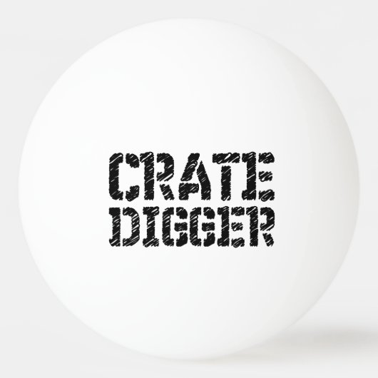 Crate Digger Pingpongbal (Voorkant)